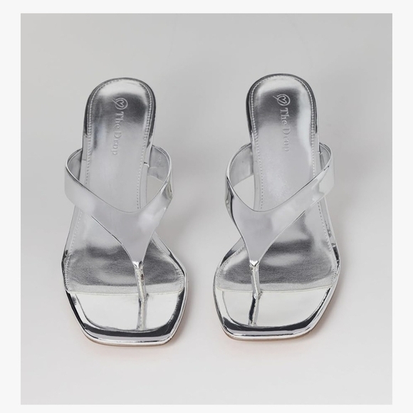 The Drop Women's Dakota Thong Scupted Heel Sandal #921, 922 - Picture 12 of 13